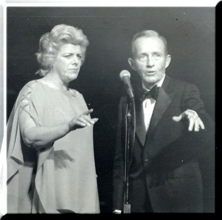 Rosemary and Bing on stage in 1977