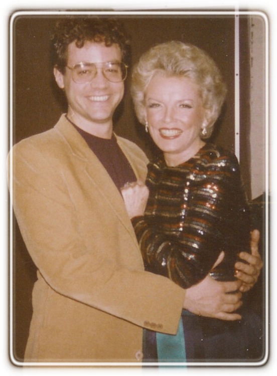 Attorney Mark Sendroff and Helen O'Connell backstage after a show in Chicago.